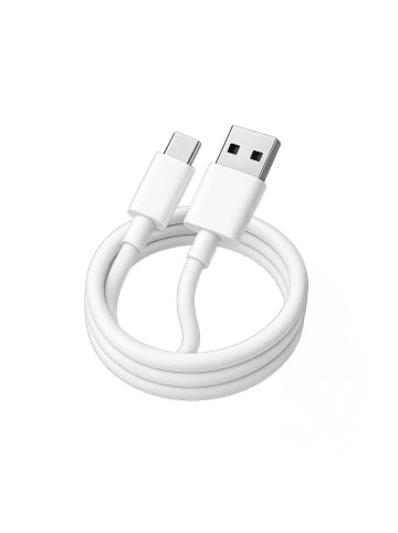 Wisam Teltech Kabel USB USB-C 5A 100W 1m weiß TCA-04
