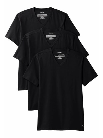 Calvin Klein Rundhals T-Shirt für Herren in schwarz