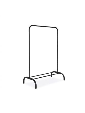relaxdays Kleiderständer in Schwarz - (B)110 x (H)150 x (T)40 cm
