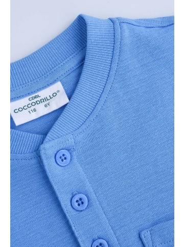 Coccodrillo T-Shirt mit kurzem Ärmel in blau