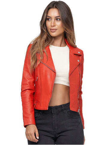 Tazzio Lederjacke "F507" - in Rot