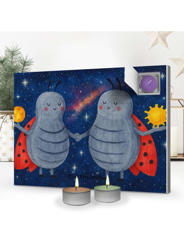 Mr. & Mrs. Panda adventskalender mit kerzen Sternzeichen Zwillin... in Weiß