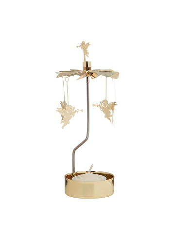 Butlers Butlers Teelichtkarussell Engel MERRY-GO-ROUND in Gold