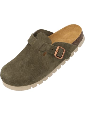 Palado Pantoletten Kiel MP Premium Leather in Olive