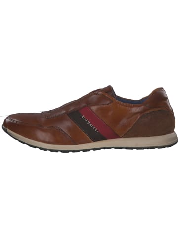 Bugatti Sportliche Slipper in cognac