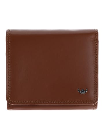 Golden Head Polo Geldbörse RFID Schutz Leder 10 cm in cognac