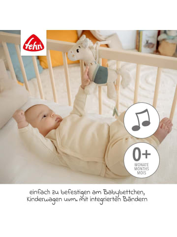 Fehn Mini-Spieluhr NATUR aus Bio-Baumwolle 23 in beige,blue