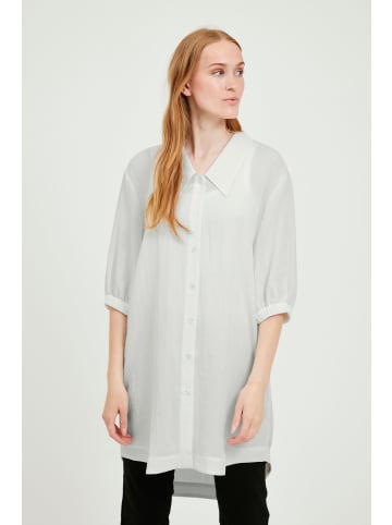 b.young Longbluse BYDELAN SHIRT TUNIC - 20810161 in weiß