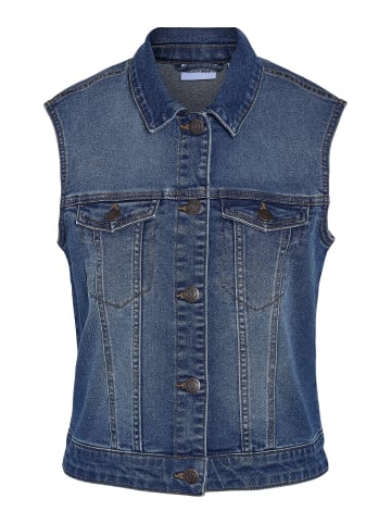 Noisy may Jeansweste in Medium Blue Denim