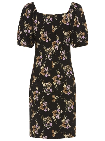 Bruno Banani Minikleid in schwarz-geblümt