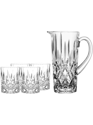 Nachtmann 5-tlg. Becher- und Krug-Set Noblesse in Transparent – in transparent