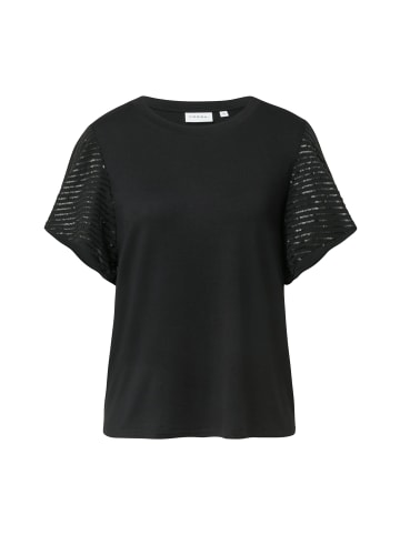 comma T-Shirt in schwarz