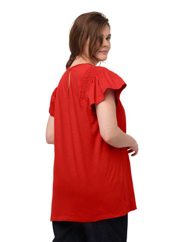 Ulla Popken Longshirt in dunkelorange