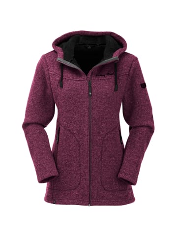 Maul Sport Polar-Strickfleecejacke Wilde Kaiserin in Bordeaux