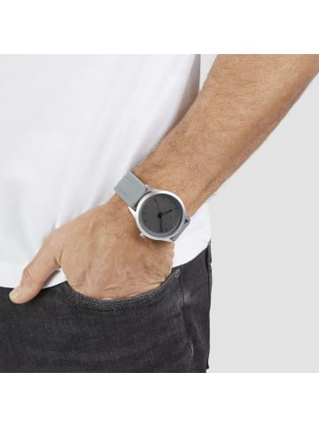 s.Oliver Armbanduhr Sport Silicone in grau