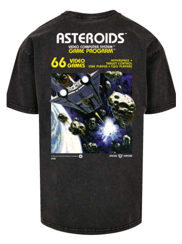 F4NT4STIC Oversize T-Shirt Atari Games Logo Retro Gaming in schwarz