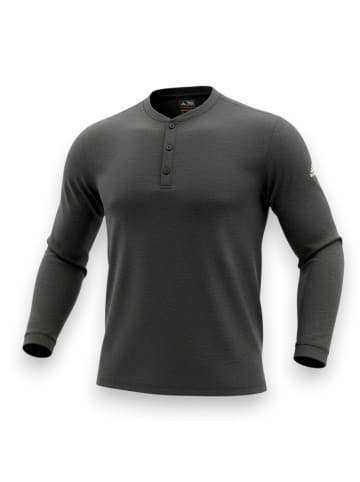 adidas Shirt Golf Travel Wool Henley in Grau