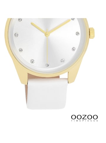 Oozoo Armbanduhr Oozoo Timepieces weiß mittel (ca. 38mm)