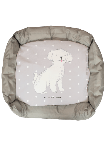 Mr. & Mrs. Panda Hundebettchen Bichon Frisé Lebensretter ohne Sp... in Grau Pastell