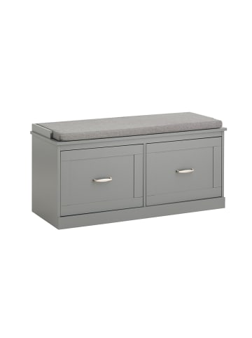 SoBuy Schuhbank in Hellgrau - (W) 38 x (H) 48 x (L) 100 cm