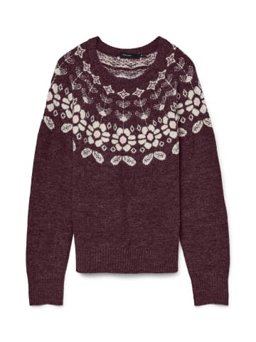 Vero Moda Strickpullover in Winetasting