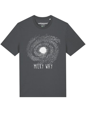 wat? Apparel T-Shirt Milky way in Grau