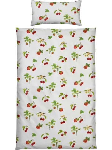 REDBEST Seersucker Bettwäsche in rot