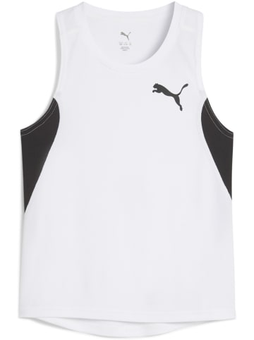 Puma Sportshirt "Y CROSS THE LINE SingleT 3.0" in Weiß