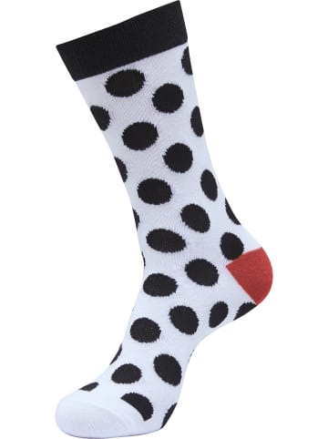 Urban Classics Basic Socks in white/black