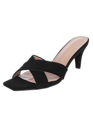 Ital-Design High-Heel Sandalette in Schwarz