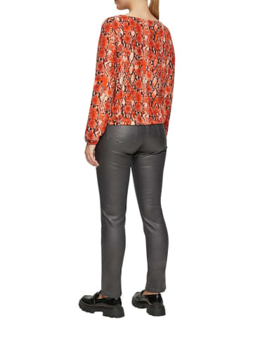 S. Oliver Rundhals T-Shirt für Damen in orange