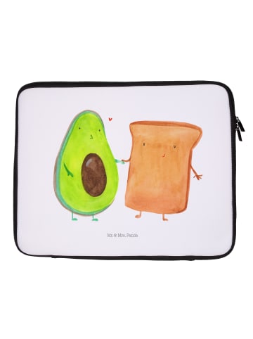 Mr. & Mrs. Panda Notebook Tasche Avocado Toast ohne Spruch in Weiß