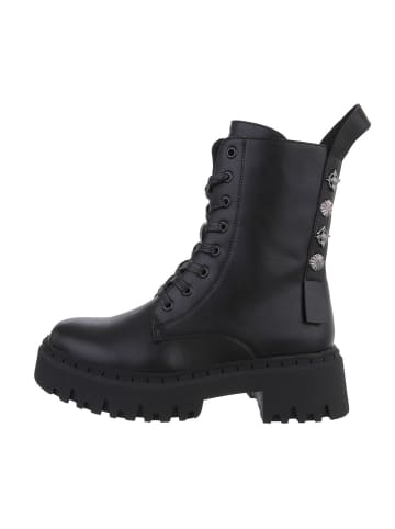 Ital-Design Stiefelette in Schwarz