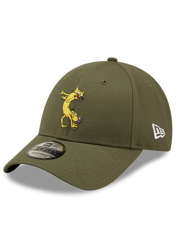NEW ERA 9FORTY Cap mit Catdog Motiv Verstellbar Gebogen in Grün