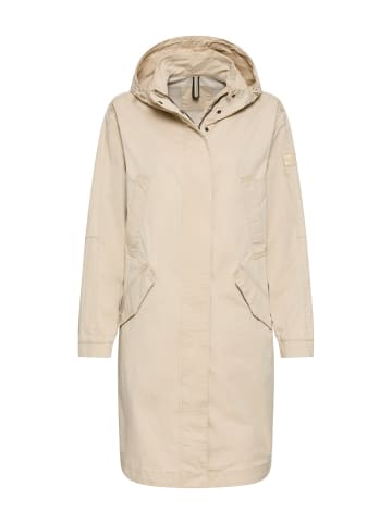 Camel Active Mantel mit verstellbarer Kapuze in Sand