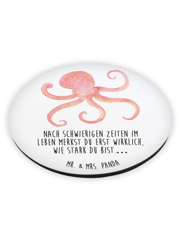 Mr. & Mrs. Panda magnet Tintenfisch mit Spruch in Weiß