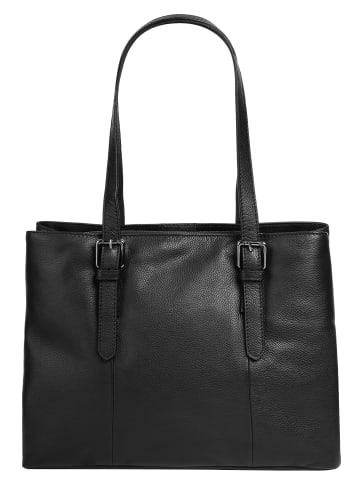 Bugatti Handtasche BELLA echt Leder in schwarz