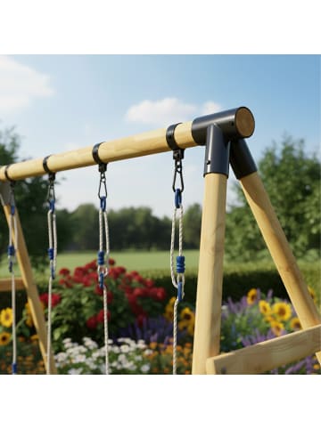 relaxdays Schaukelverbinder in Schwarz - 100°