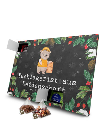 Mr. & Mrs. Panda Advents-Teekalender Fachlagerist Leidenschaft m... in Kreidetafel