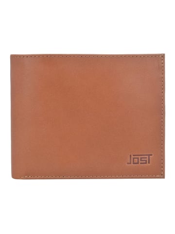 Jost Futura Geldbörse Leder 12,5 cm in cognac