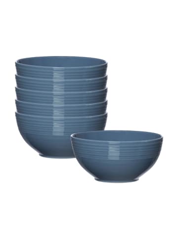 Ritzenhoff & Breker 6er Set Müslischalen Levi in ø 15 cm in Blau