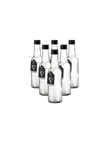 Ritzenhoff & Breker 6er Set Flaschen Mara in 250 ml in transparent