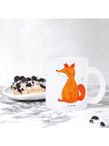 Mr. & Mrs. Panda Teetasse Einhorn Fuchs ohne Spruch in Transparent