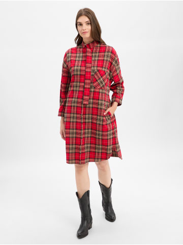 Kleid Danny in rot beige - 0001