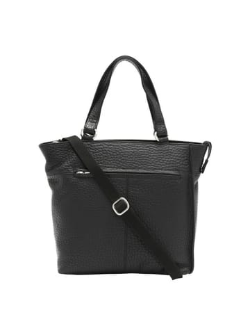 VLD VOi Leather Design Hirsch Handtasche Leder 26 cm in schwarz
