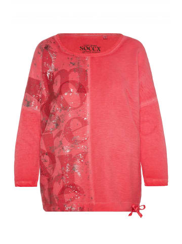 soccx T-Shirt 'Memory Lane' in rot