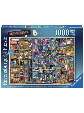 Ravensburger Puzzle 1.000 Teile Awesome Alphabet "B" Ab 14 Jahre in bunt