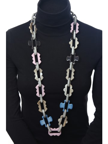 collezione alessandro Lange Kette " Nena " in grau