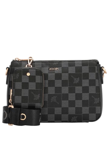 JOOP! Women Piazza Scacchi Jasmina - Umhängetasche 24 cm (black) in schwarz