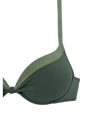 JETTE Push-Up-Bikini in oliv